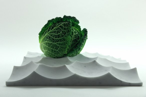 A lunar-inspired tray