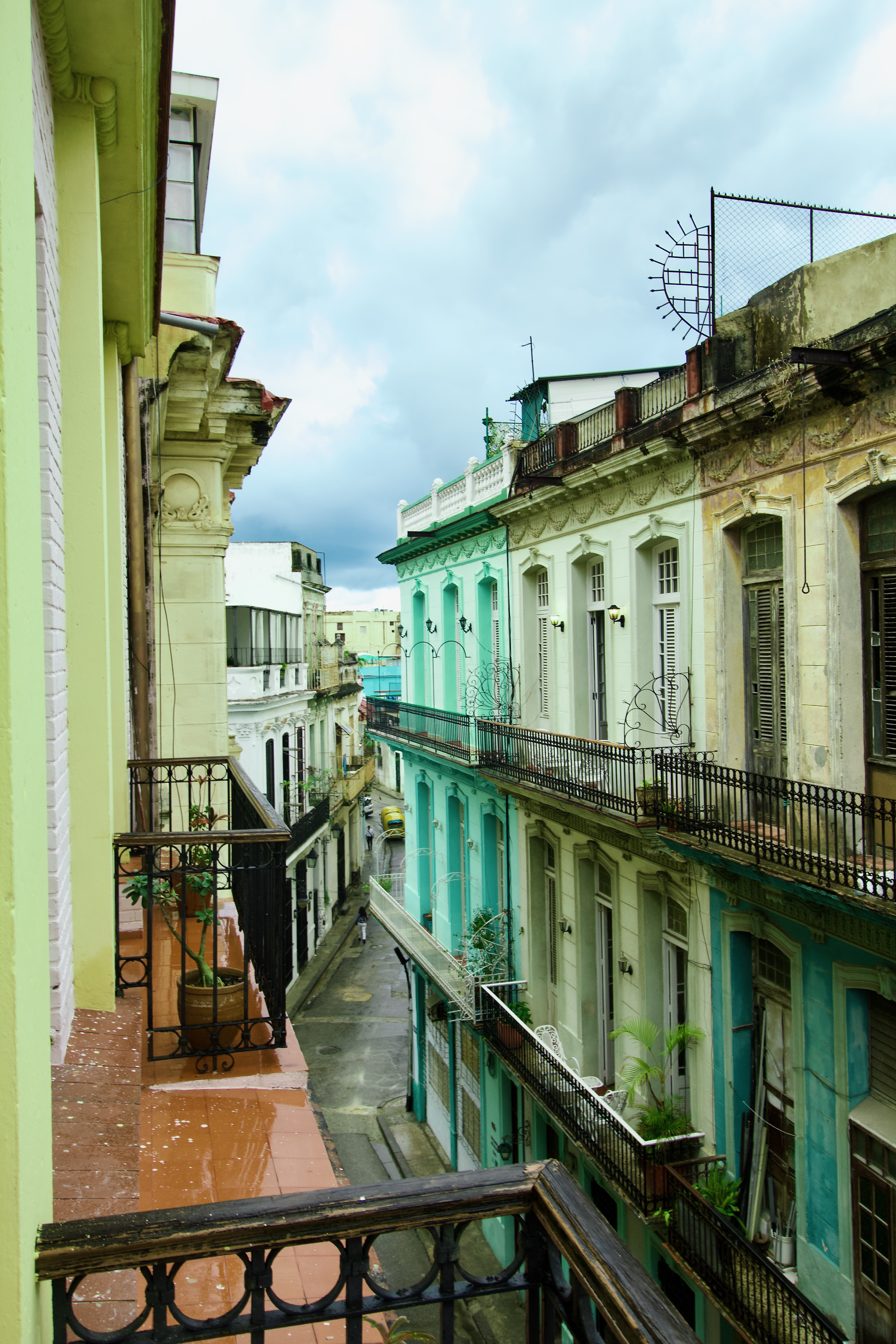 An empty street in Havana Cuba
